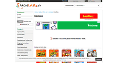 Desktop Screenshot of baumax.akcneletaky.sk