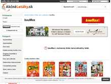 Tablet Screenshot of baumax.akcneletaky.sk