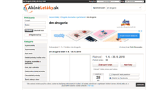 Desktop Screenshot of dm-drogerie.akcneletaky.sk