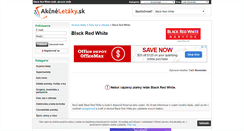 Desktop Screenshot of black-red-white.akcneletaky.sk