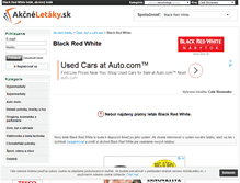 Tablet Screenshot of black-red-white.akcneletaky.sk