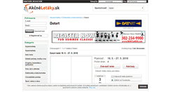Desktop Screenshot of datart.akcneletaky.sk