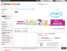 Tablet Screenshot of nay.akcneletaky.sk